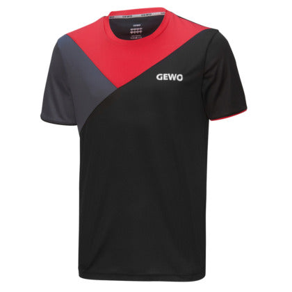 Gewo T-Shirt Toledo black/red