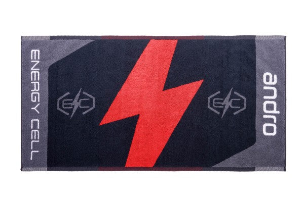 Andro Towel Energy Cell M black/red