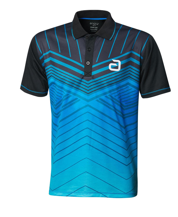 Andro Shirt Letis black/blue