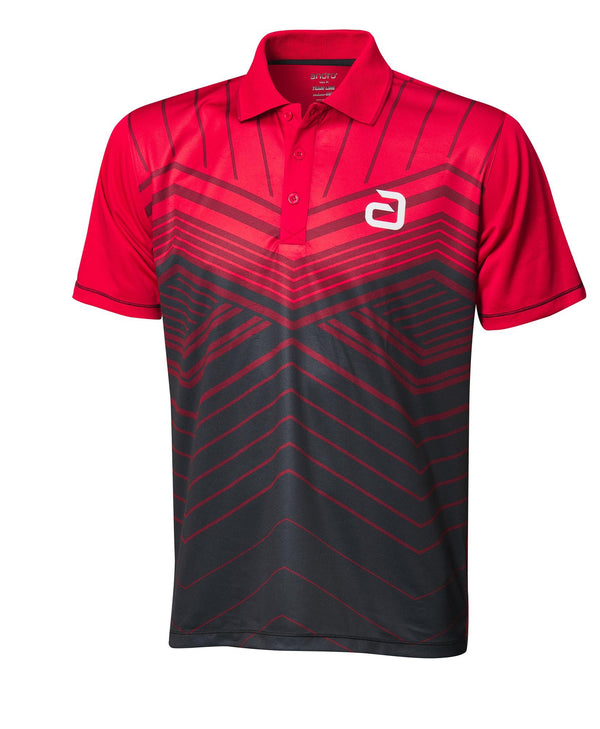 Andro Shirt Letis red/black