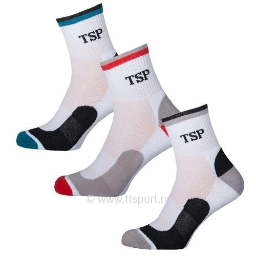 TSP Socks Flex white/red/grey
