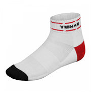 Tibhar Socks Classic Plus white/red/black