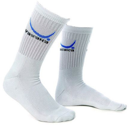 Yasaka Socks Logo white/blue/black